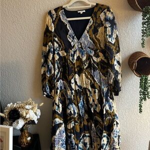 Anthropologie midi dress